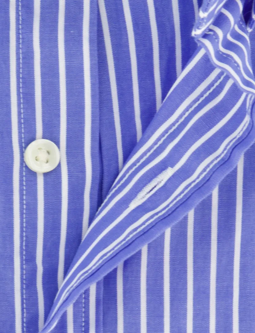 Polo Ralph Lauren Custom Fit overhemd blauw streepmotief