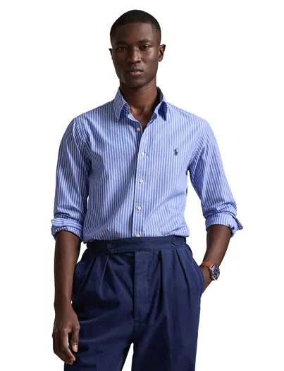 Polo Ralph Lauren Polo Ralph Lauren Custom Fit overhemd blauw streepmotief