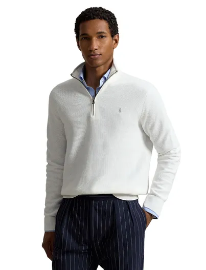 Polo Ralph Lauren Polo Ralph Lauren half zip trui wit