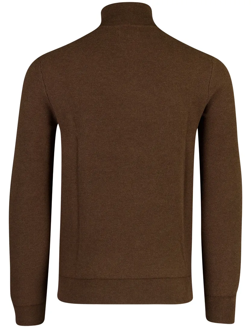 Trui Polo Ralph Lauren half zip bruin katoen