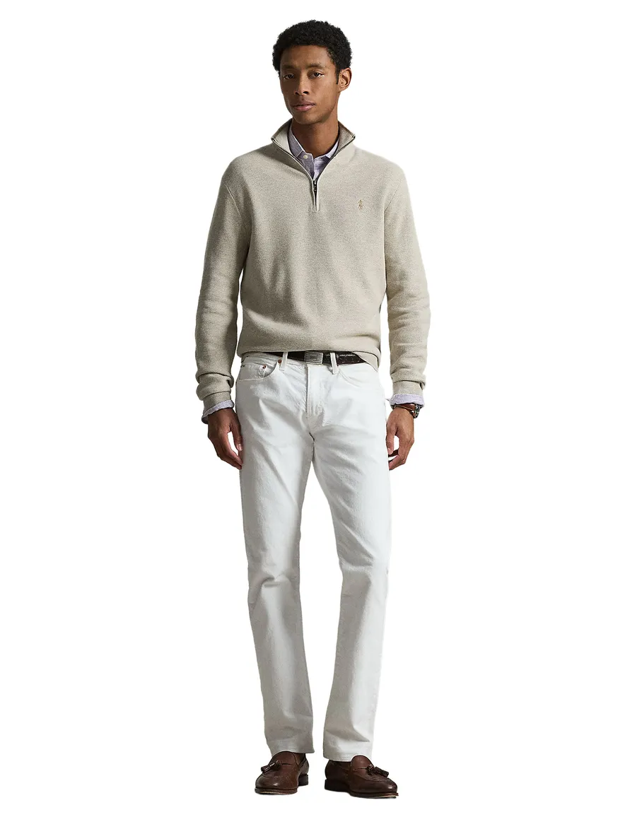 Polo Ralph Lauren half zip trui beige