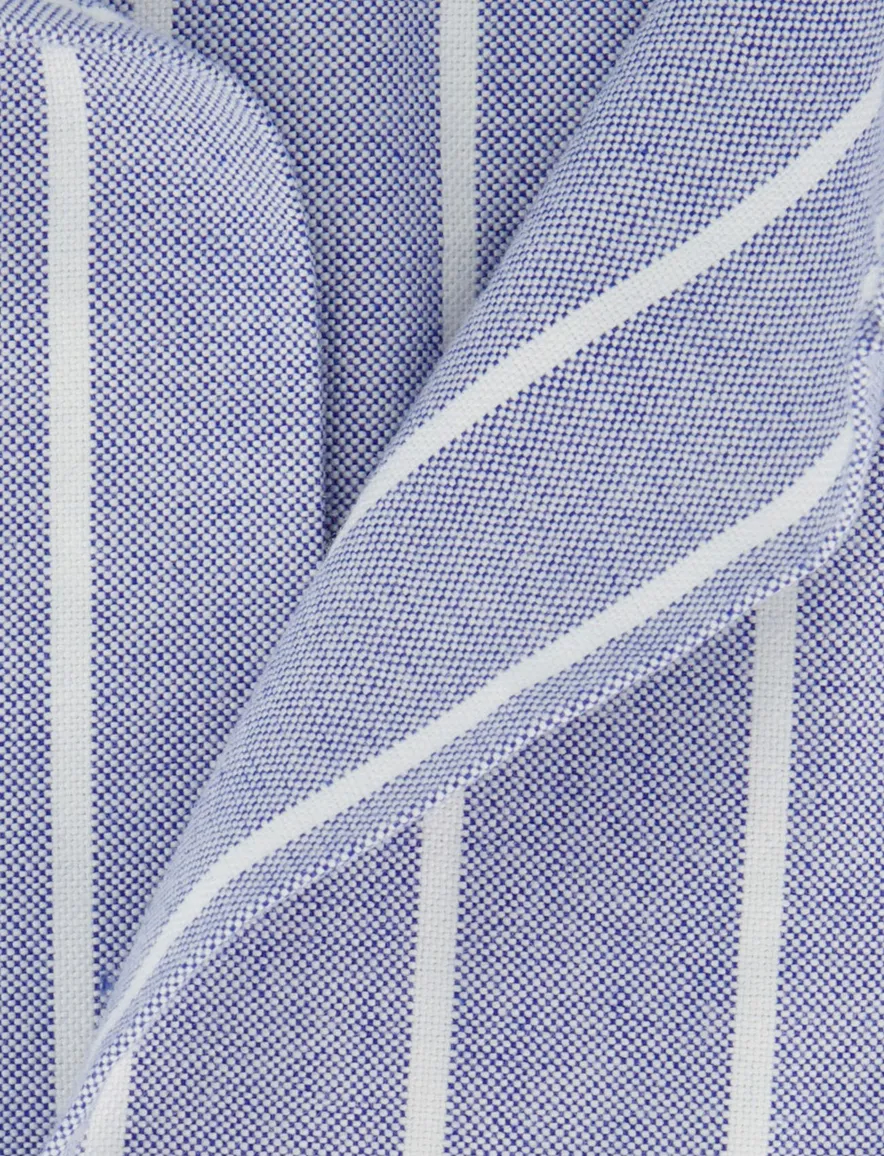 Polo Ralph Lauren Classic Fit gestreept overhemd lichtblauw