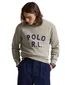 Polo Ralph Lauren trui ronde hals grijs met opdruk
