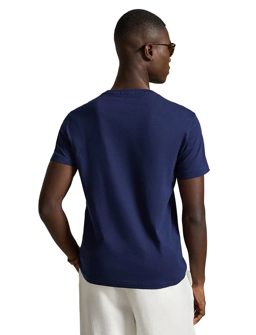 Polo Ralph Lauren Bear T-shirt navy met opdruk