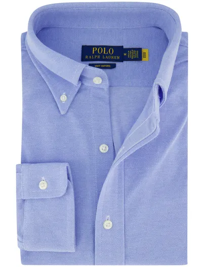 Polo Ralph Lauren Overhemd Polo Ralph Lauren blauw Knit Oxford pique