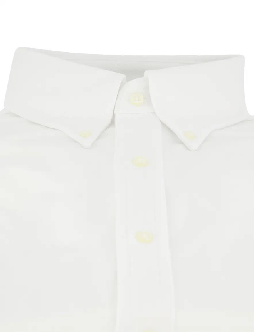Overhemd Polo Ralph Lauren Knit Oxford wit