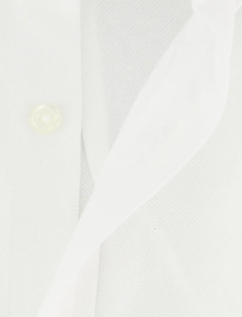 Polo Ralph Lauren Knit Oxford wit overhemd katoen