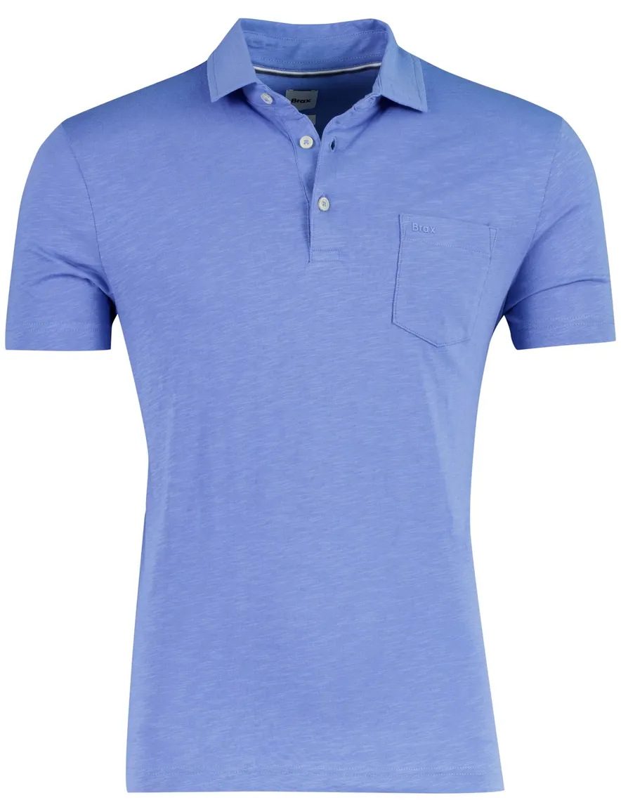 Brax polo blauw
