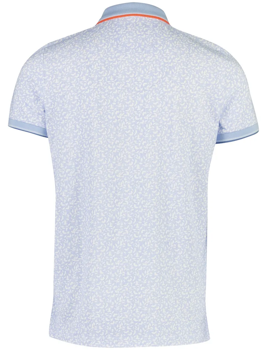NZA polo korte mouw blauw