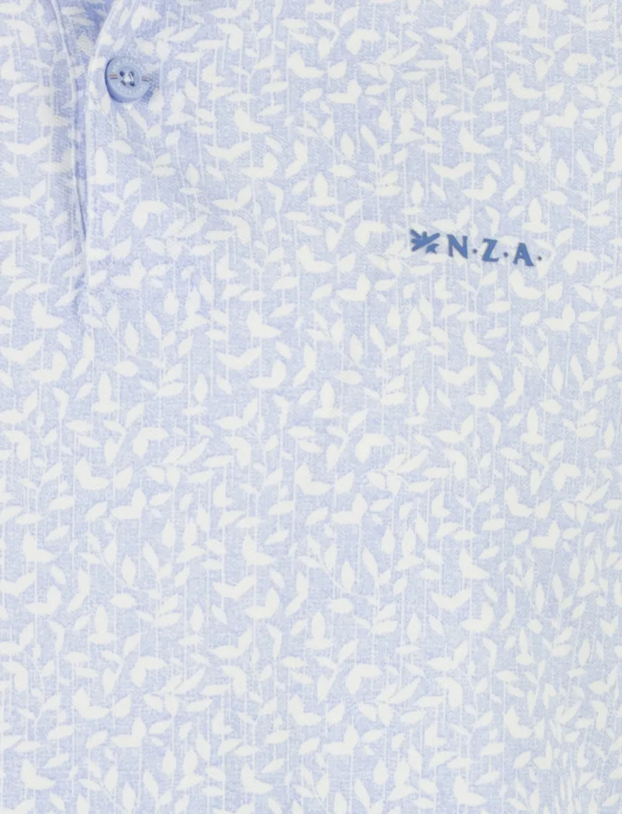 NZA polo korte mouw blauw