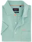 Overhemd New Zealand turquoise casual korte mouw