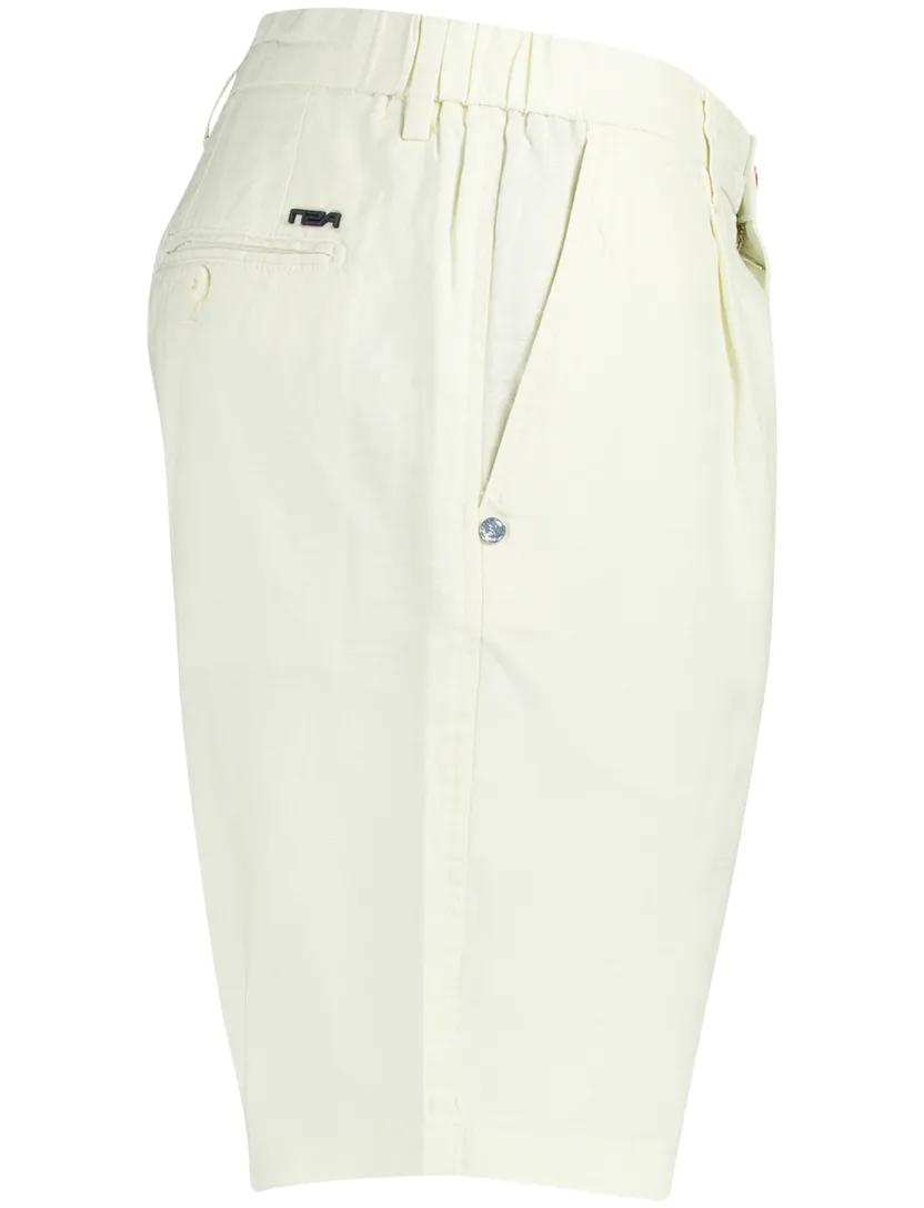 Chino shorts New Zealand crème katoen linnen