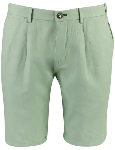 New Zealand Shorts New Zealand groen 100% linnen