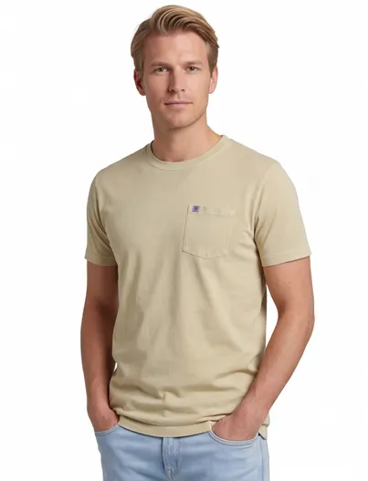 New Zealand T-shirt New Zealand beige katoen