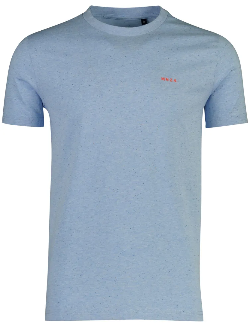 T-shirt New Zealand lichtblauw gemêleerd