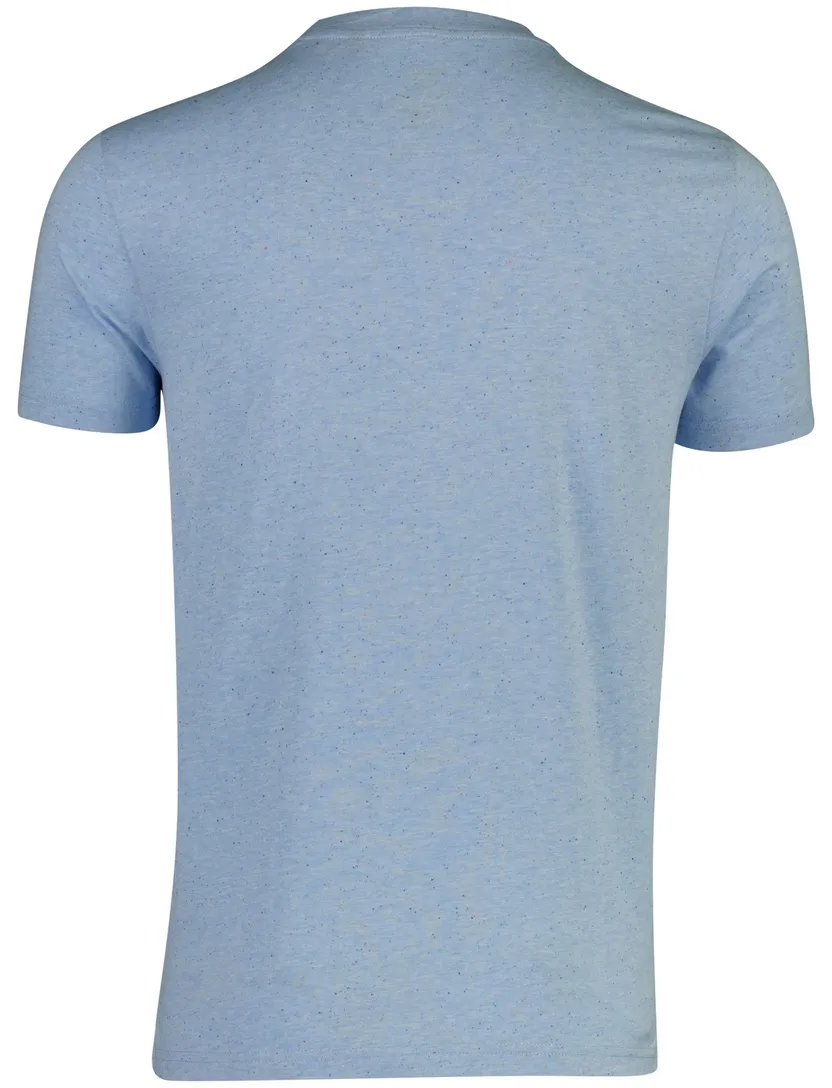 T-shirt New Zealand lichtblauw gemêleerd