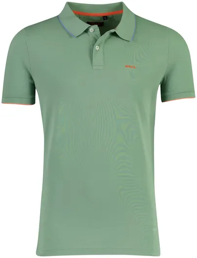 New Zealand Poloshirt New Zealand groen katoen normale fit