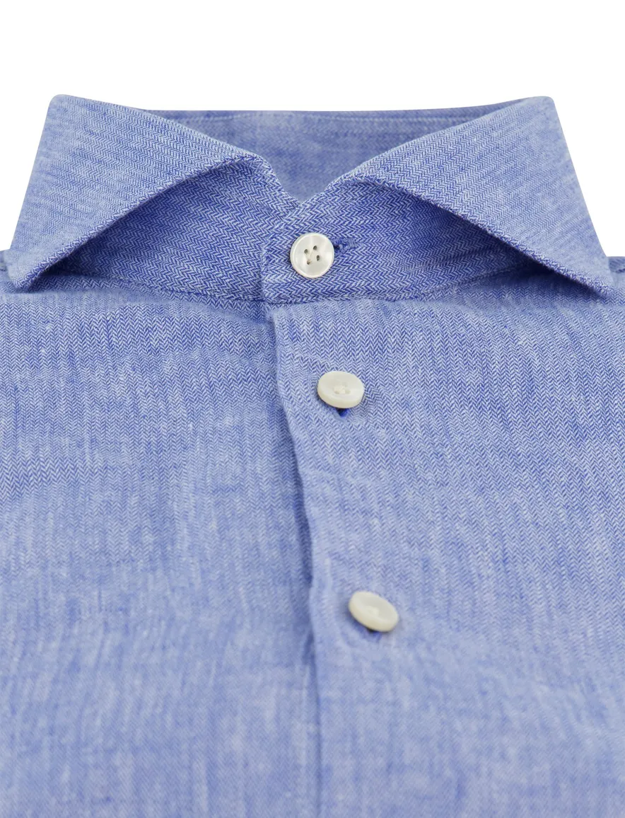 Overhemd John Miller blauw 5710462-16
