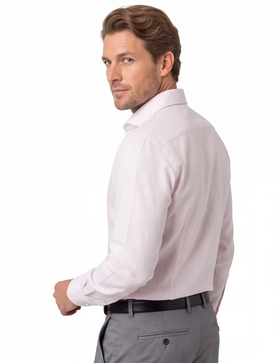 John Miller Slim Fit overhemd wit linnen
