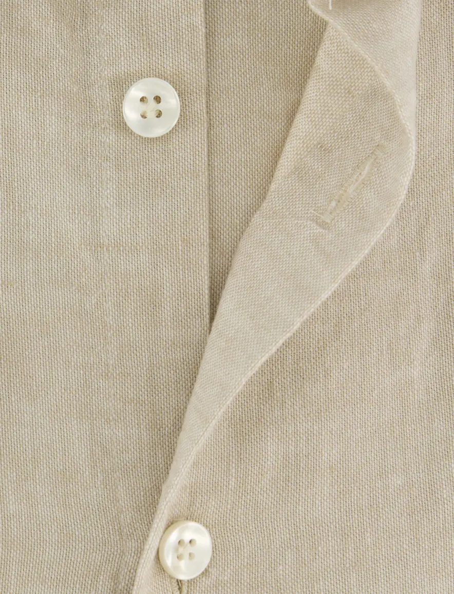 John Miller Slim Fit overhemd beige ml 7