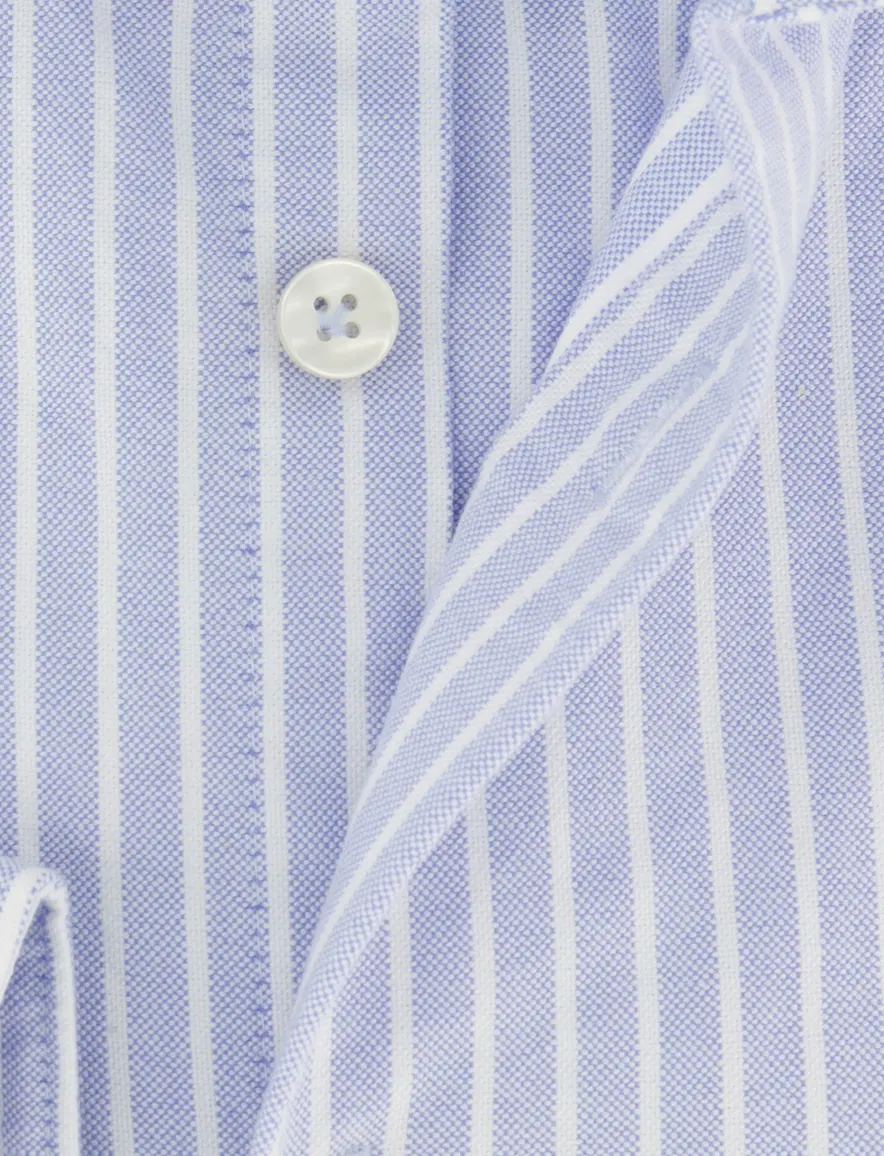 John Miller overhemd lichtblauw tailored fit