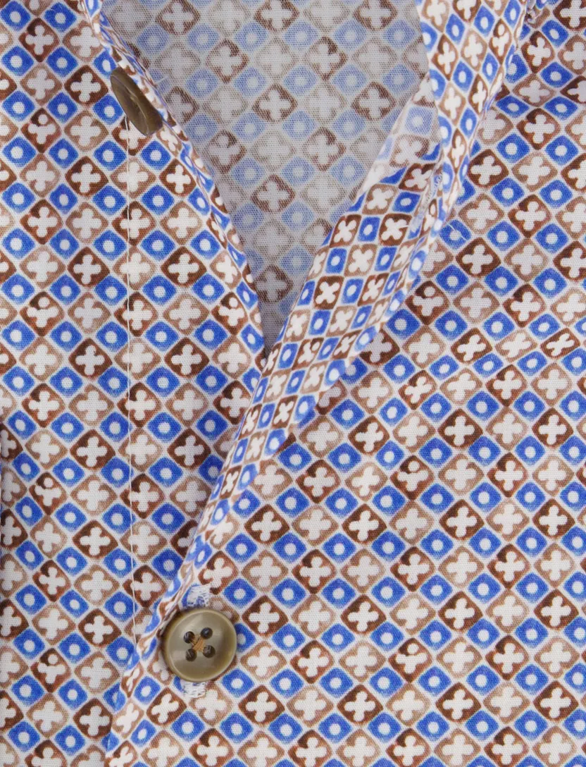 Overhemd Ledub Modern Fit blauw