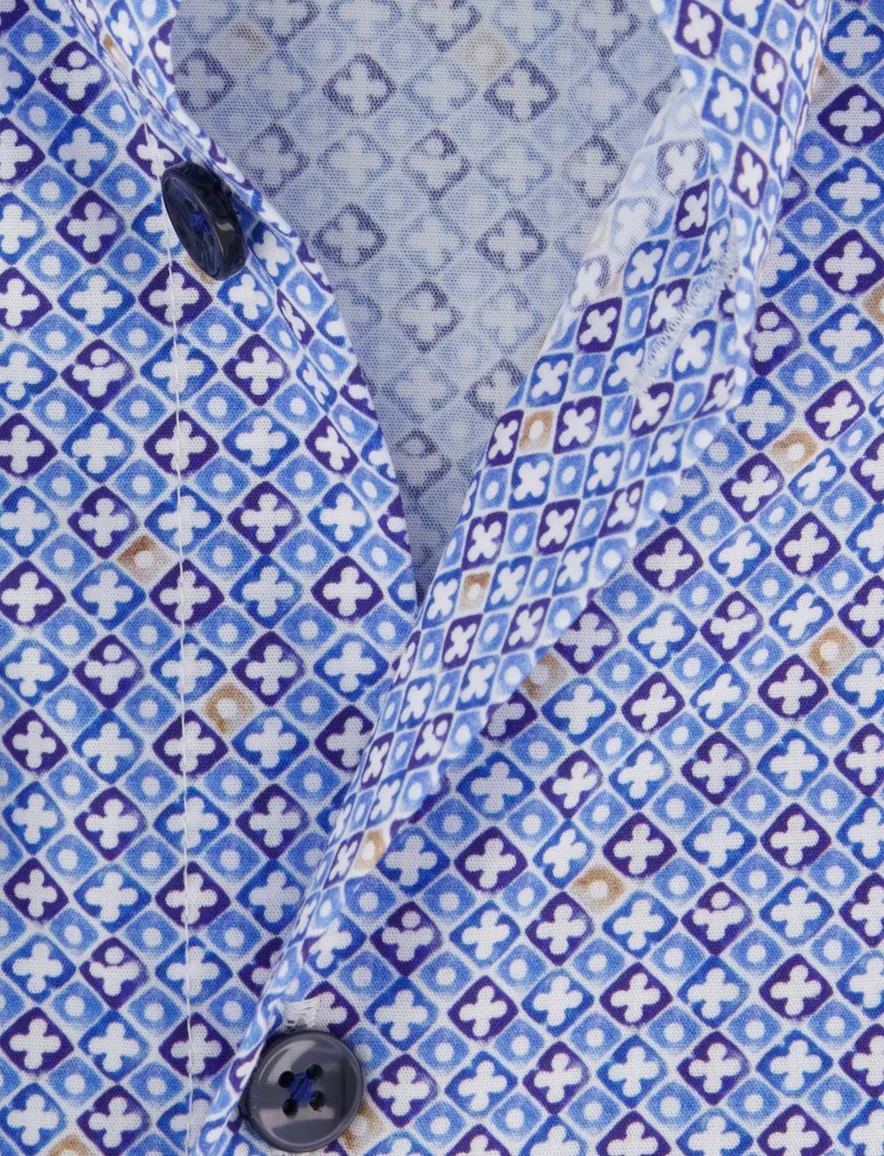 Overhemd Ledub blauw 702154-14