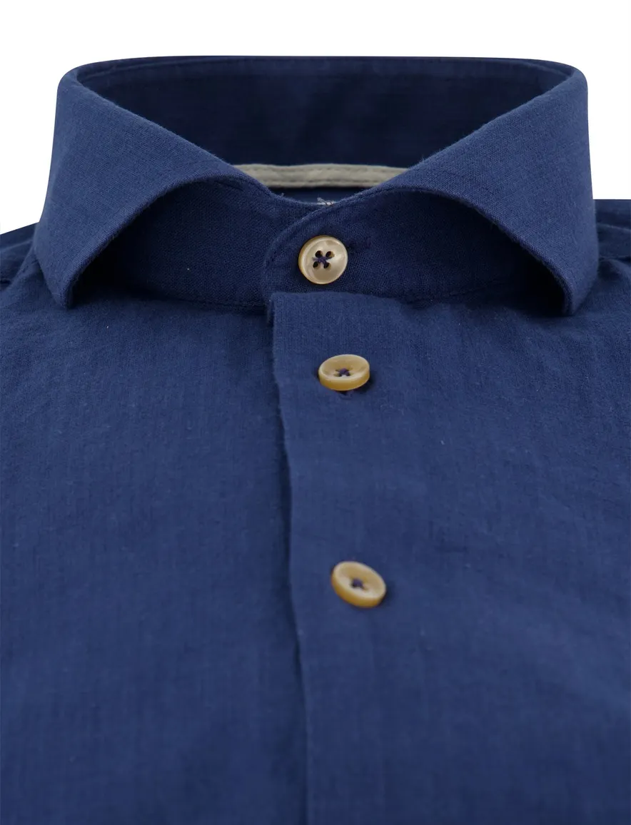 Overhemd Ledub donkerblauw 702190-19