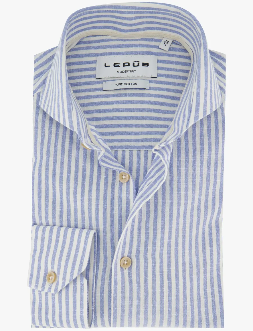 Overhemd Ledub blauw 702196-14