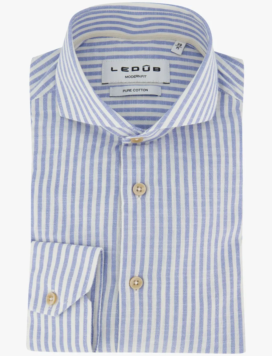 Overhemd Ledub blauw 702196-14