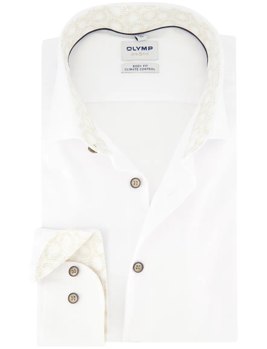 Overhemd Olymp wit Shirt dress ml 5