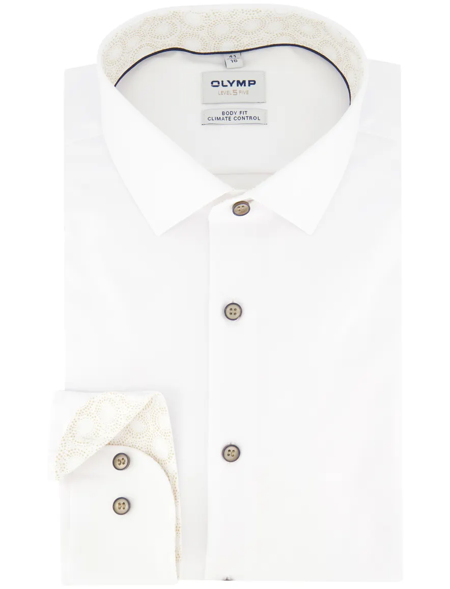 Overhemd Olymp wit Shirt dress ml 5