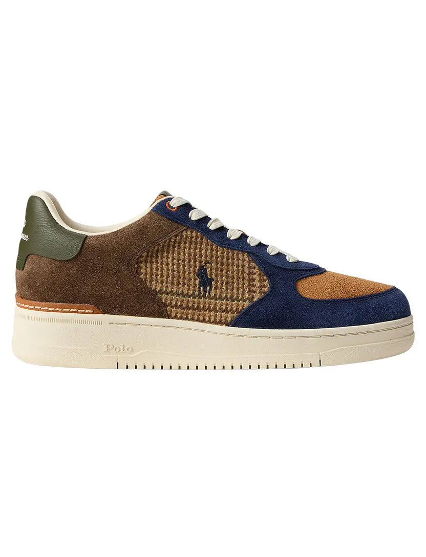 Sneakers Polo Ralph Lauren bruin leer winter