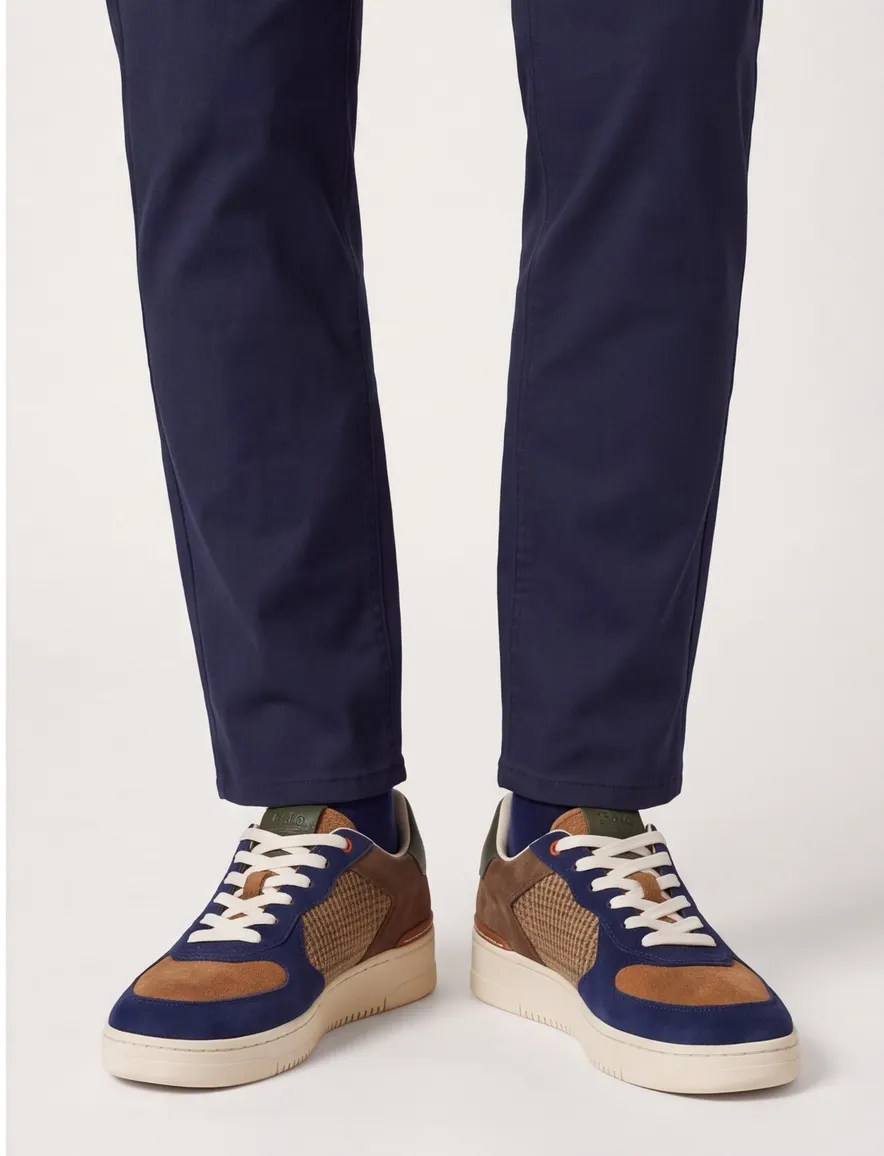 Polo Ralph Lauren sneakers bruin leer