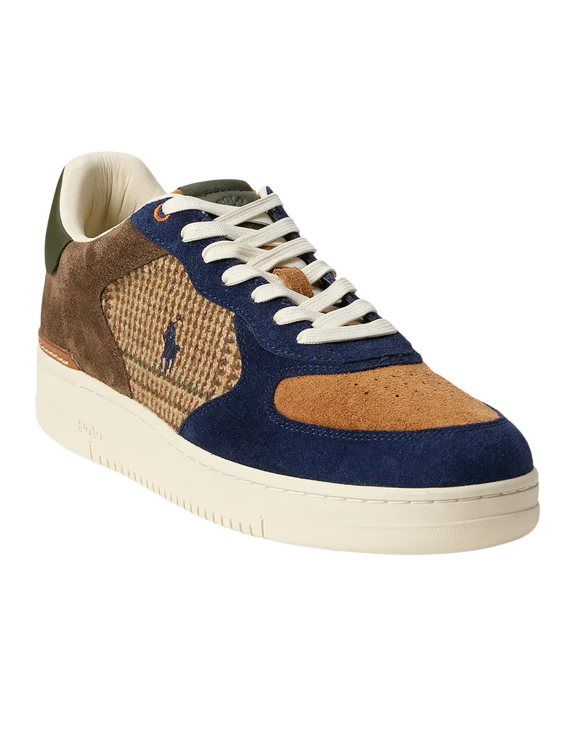 Sneakers Polo Ralph Lauren bruin leer winter