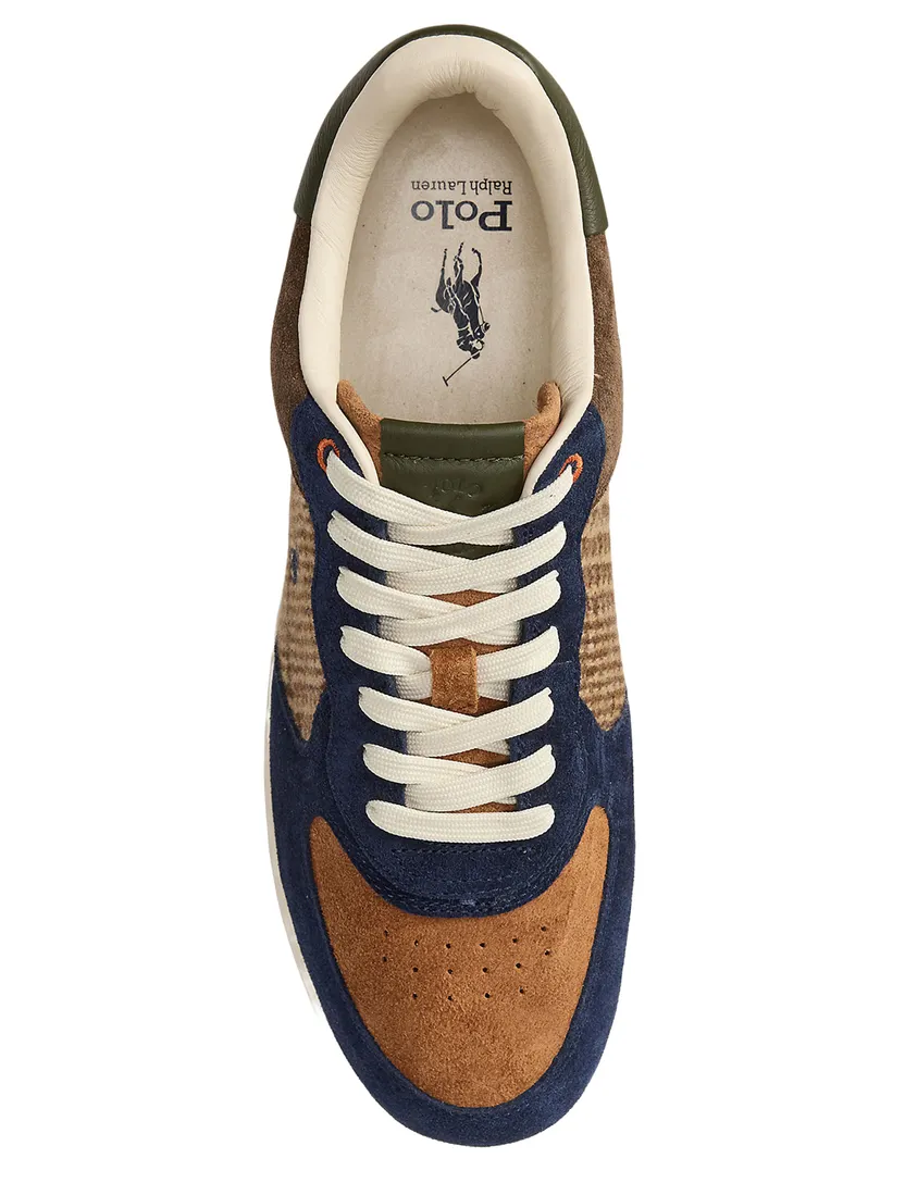 Sneakers Polo Ralph Lauren bruin leer winter