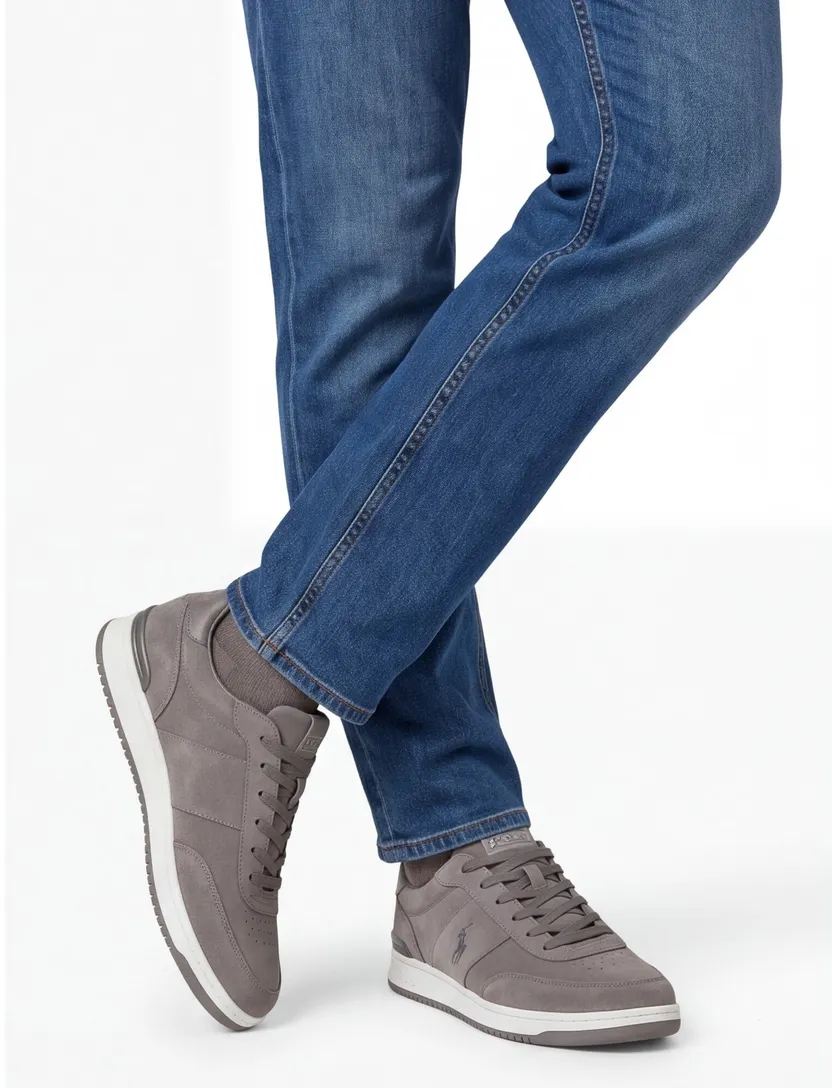 Sneakers Polo Ralph Lauren grijs suede
