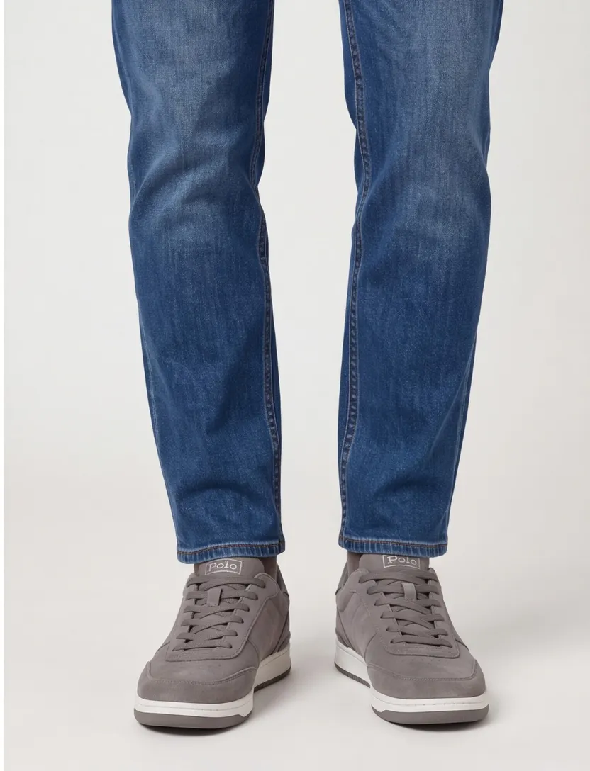 Sneakers Polo Ralph Lauren grijs suede