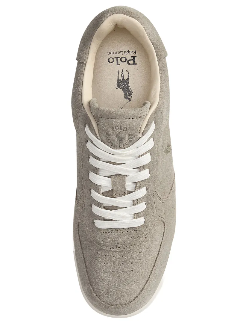 Sneakers Polo Ralph Lauren grijs suede
