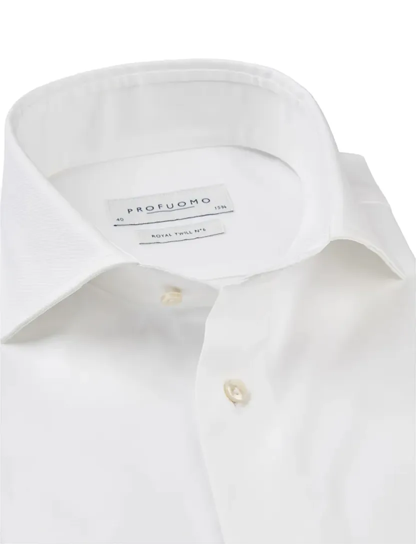 Overhemd Profuomo slim fit cutaway boord