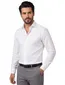 Wit overhemd Profuomo mouwlengte 7 slim fit royal twill