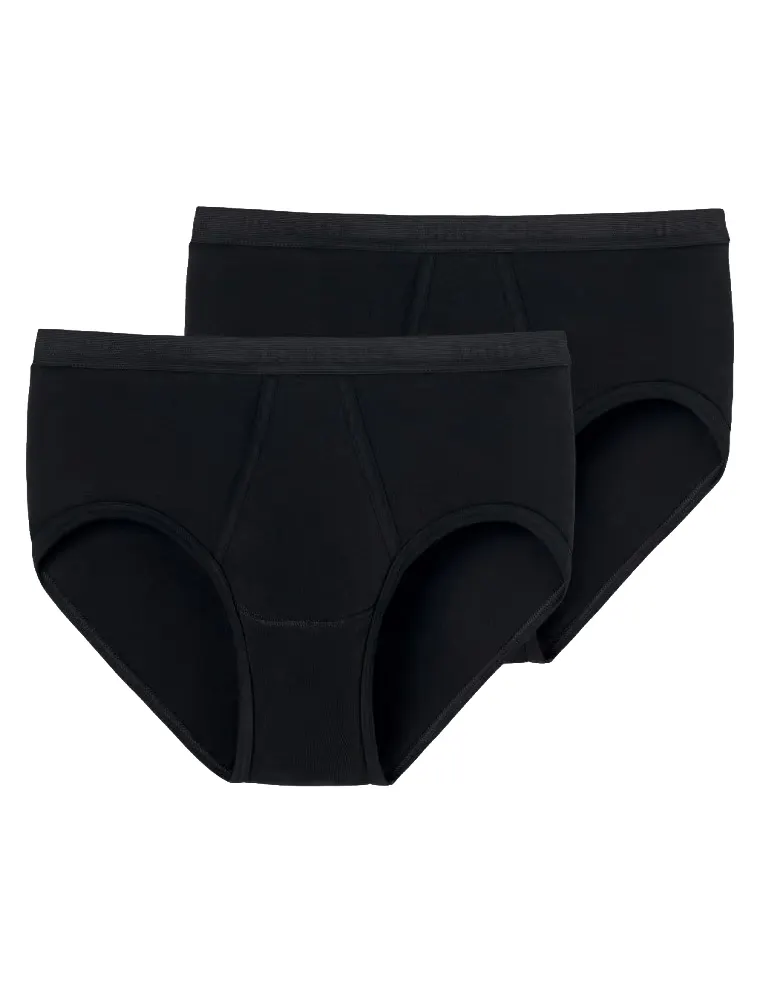 Ondergoed Schiesser Original Classics zwart elastisch