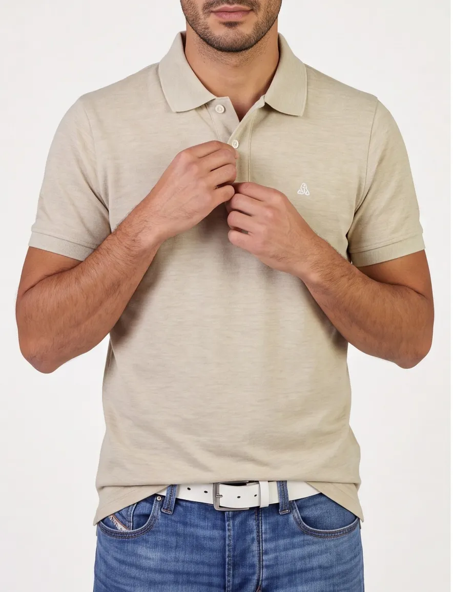 Poloshirts Scotland Blue beige