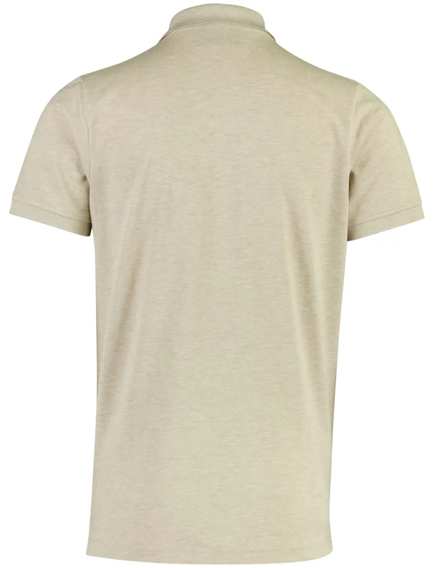 Scotland Blue Fang poloshirt beige pique