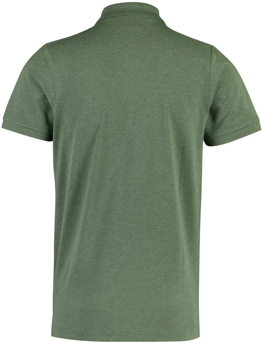 Scotland Blue Fang poloshirt groen pique