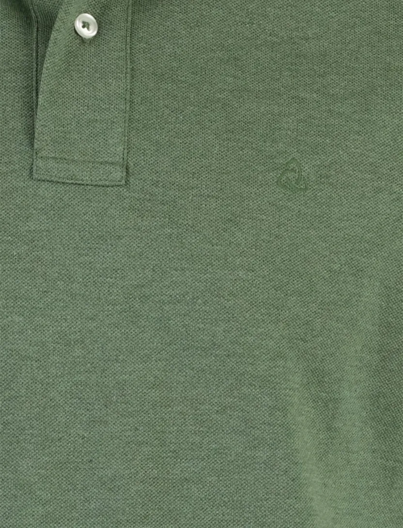 Poloshirt groen Scotland Blue Fang 2 knoops