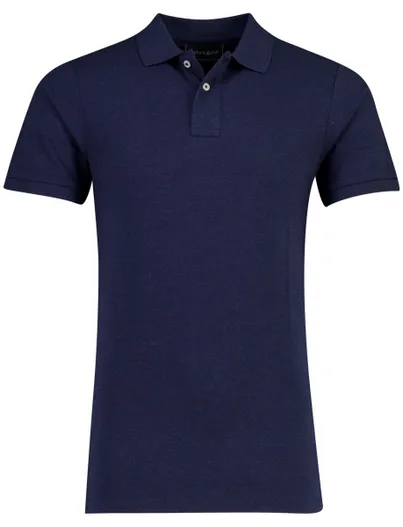 Scotland Blue Poloshirt Scotland Blue donkerblauw katoen