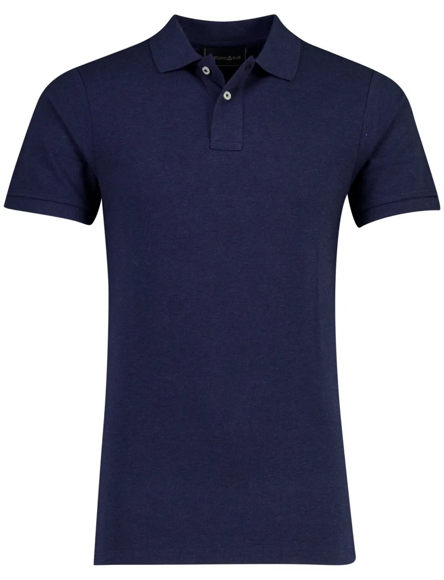 Scotland Blue poloshirt donkerblauw