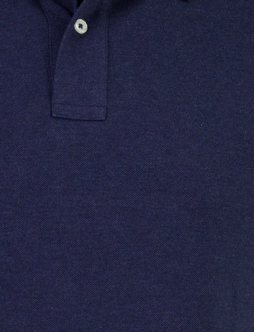 Poloshirt Scotland Blue donkerblauw katoen