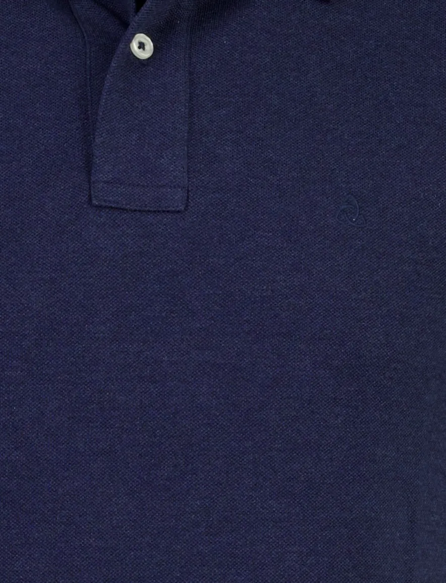 Poloshirt Scotland Blue donkerblauw katoen